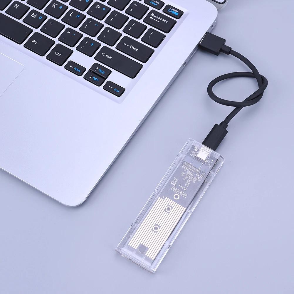 M.2 NVME PCIe NGFF SATA   SSD ̽,  ܺ Ŭ, USB3.1 Ÿ C ָ Ʈ ũ ڽ, B, M Ű, B + M Ű